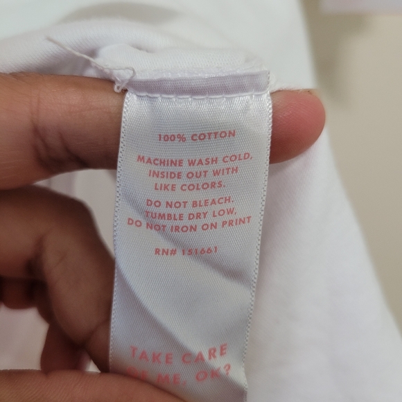 Ban.do white graphic shirt XS - Picture 5 of 5